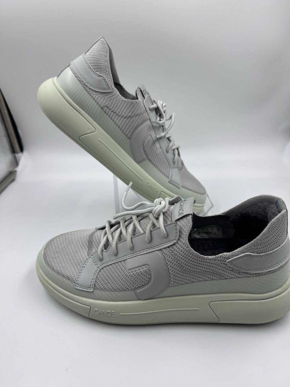 CANOE - THE HORIZON SNEAKER -LUNAR GRAY- UNISEX MEN 9, WOMEN 10.5
